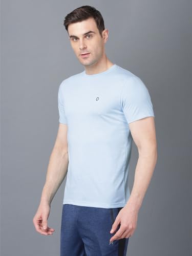 Image of Dollar Super Combed Cotton Mens Assorted Pack of 2 Solid T-Shirt