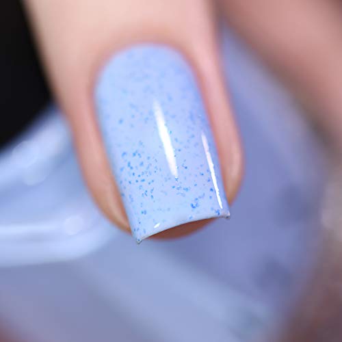 Image of ILNP Bluebird - Perano Blue Speckled Nail Polish