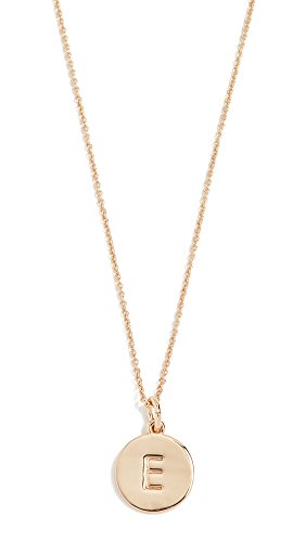 kate spade new york 'Kate Spade Pendants' 'E' Brass Pendant Necklace, 17' + 3.5' Extender