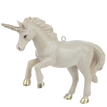 Artistix Christmas ShoppeDoves, Cardinal, Flying Pigs, Butterflies, Unicorn, Dragon Fly, Mystical Elegant Spiritual Ornament Variations White