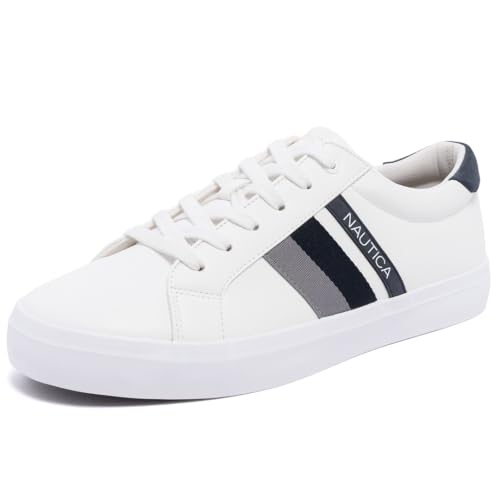 Image of Nautica Men's Casual Shoe, Classic Lace-Up Low Top Loafer, Fashion Sneaker - in Medium & Wide Width Sizes