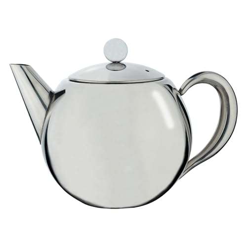 Belmont Deluxe Stainless Steel Teapot, Stainless Steel, Stainless Steel Handle, 1,000 ml