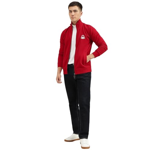 Image of United Colors of Benetton Men's Cotton Hooded Sweatshirt