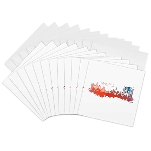 Cartes de vœux Madrid aquarelle 3dRose pour sublimer vos invitations et courriers