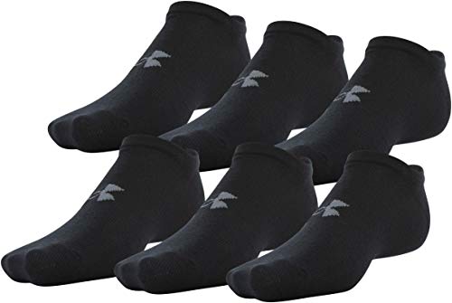 Under Armour Men's Essential Lite No Show Socks, 6-Pairs