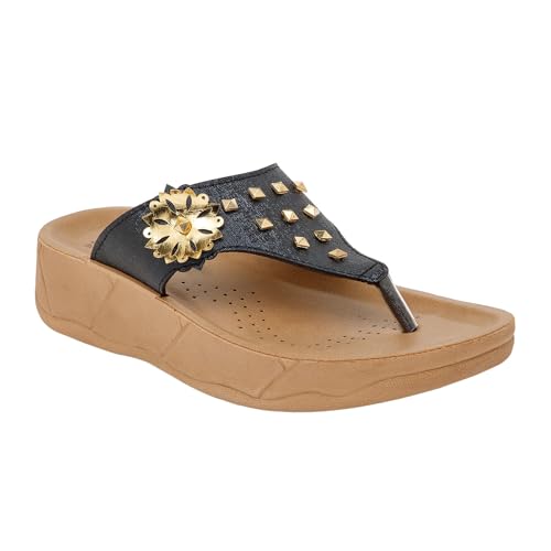 Image of BELLA by Labella Women's Fashion Platform Slip-On Sandal - Comfortable, Lightweight, Slip-Resistant, Breathable - Ideal for Casual and Office Wear