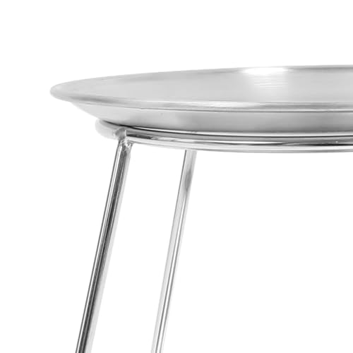 Bandejas de mariscos de acero inoxidable con soporte para buffet 4