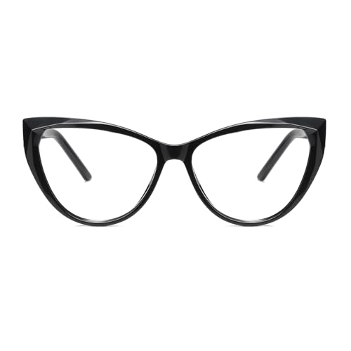 Image of Blue Light Glasses Cateye Women Fake Eyeglasses Anti Eye Strain Computer Glasses Clear Lens