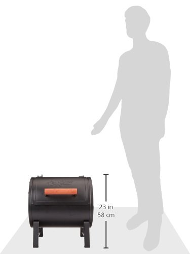 Char-Griller E22424 Table Top Charcoal Grill And Side Fire Box, Black #TOP7