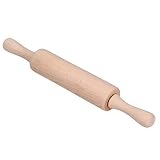Kinder Nudelholz Teigrolle Teig Roller Teigroller Ausroller Backzubehör klein für Kinder aus Buchenholz