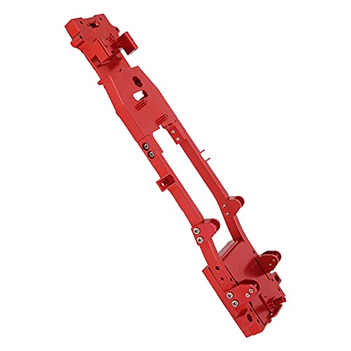 JGGLD RC�V���[�V�t���[�� ���i���A���~������ 1/10 RC�J�[�p DIY�p�[�c WPL D12�Ή� 285x74x35mm (��)