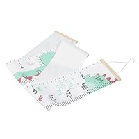Toddmomy Boys and Girls Height Chart Growth Chart Canvas Dinosaur Design for Wall Hanging for Nursery Boy Girl's Bedroom Decor