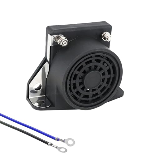 AKIZIDS Reverse Horn 12V-24V 105dB Back up Alarm Warning Alarm Siren 2 Pcs Reversing Alarm Fit for Trucks Vans Cars Heavy-Duty Car