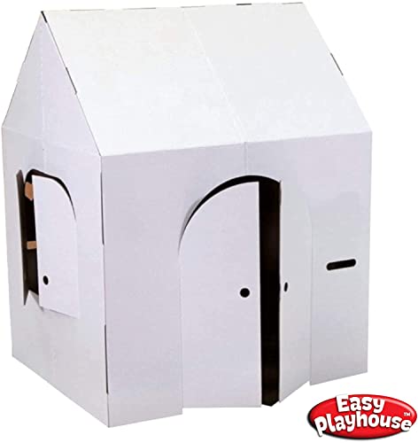 image for Easy Playhouse Blank Crafty Cottage - Kids Art and Craft for Indoor Fu