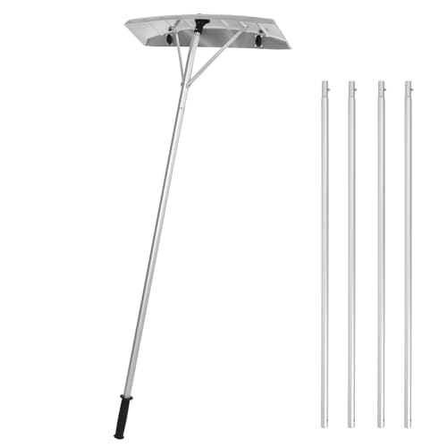 Outprize SR-STR Snow Roof Rake, 4.8-20Ft Aluminum Detachable Snow Rake thumb #4