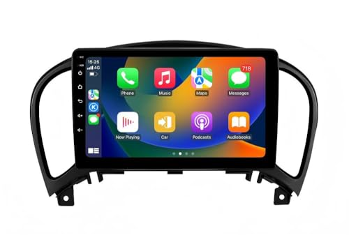 Android 13   Radio de coche para Nissan Juke 2010 2014 de 4 núcleos de 2 GB y 64 GB de memoria, compatible con coche inalámbrico / Android coche, control del volante, WiFi/4G, AM/FM