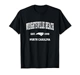 Wrightsville Beach North Carolina NC Vintage Athletic Sports T-Shirt