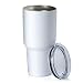 ONEB 30 oz Double Wall Vacuum Insulated Travel Mug Coffee Cup - Stainless Steel Tumbler with Lid for Cold & Hot Drinks (White, 30oz-1 Pack)