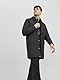 JACK & JONES Herren Jprccclement Mac Coat Mantel 12238641 ,Schwarz ,XL