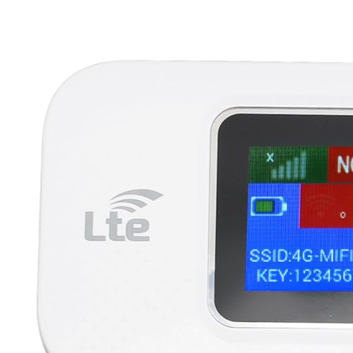 Image of Professional 300Mbps High Speed 4G Mobile Router with Color Screen SIM Card Slot Portable WiFi Hotspot for Travel Phone Laptop Tablet
