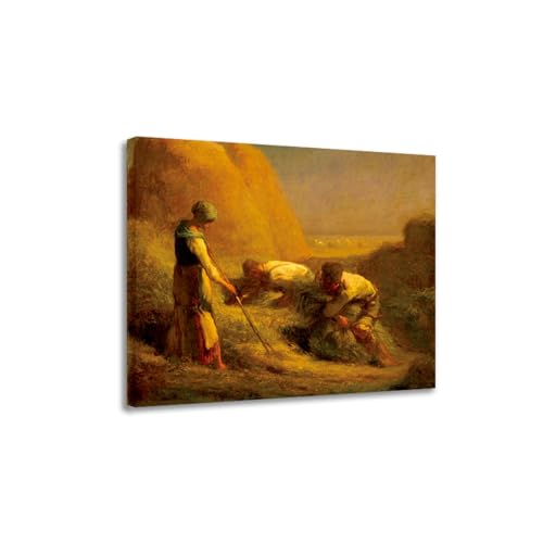 Tableaux moderne Les fermes de foin LXURY décoration maison poster encadré 30x38cm