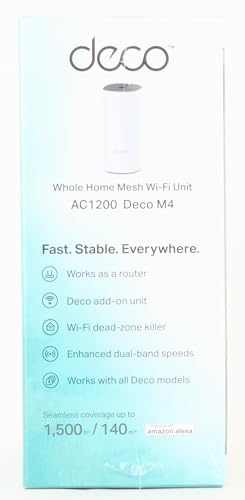 ROTEADOR TP-LINK DECO M4 MESH GIGABIT DUAL-BAND AC1200
