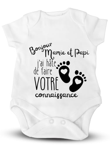 COZYINT annonce grossesse grand parents Mamie et Papi | body annonce grossesse | annonce grossesse familie | cadeau annonce grossesse | idée annonce grossesse (Mamie...