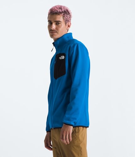 THE NORTH FACE Men's Crest Full Zip Jacket | Water Repellent Fleece Coat, Double Layer Stand Collar & Zip Hand Pockets2