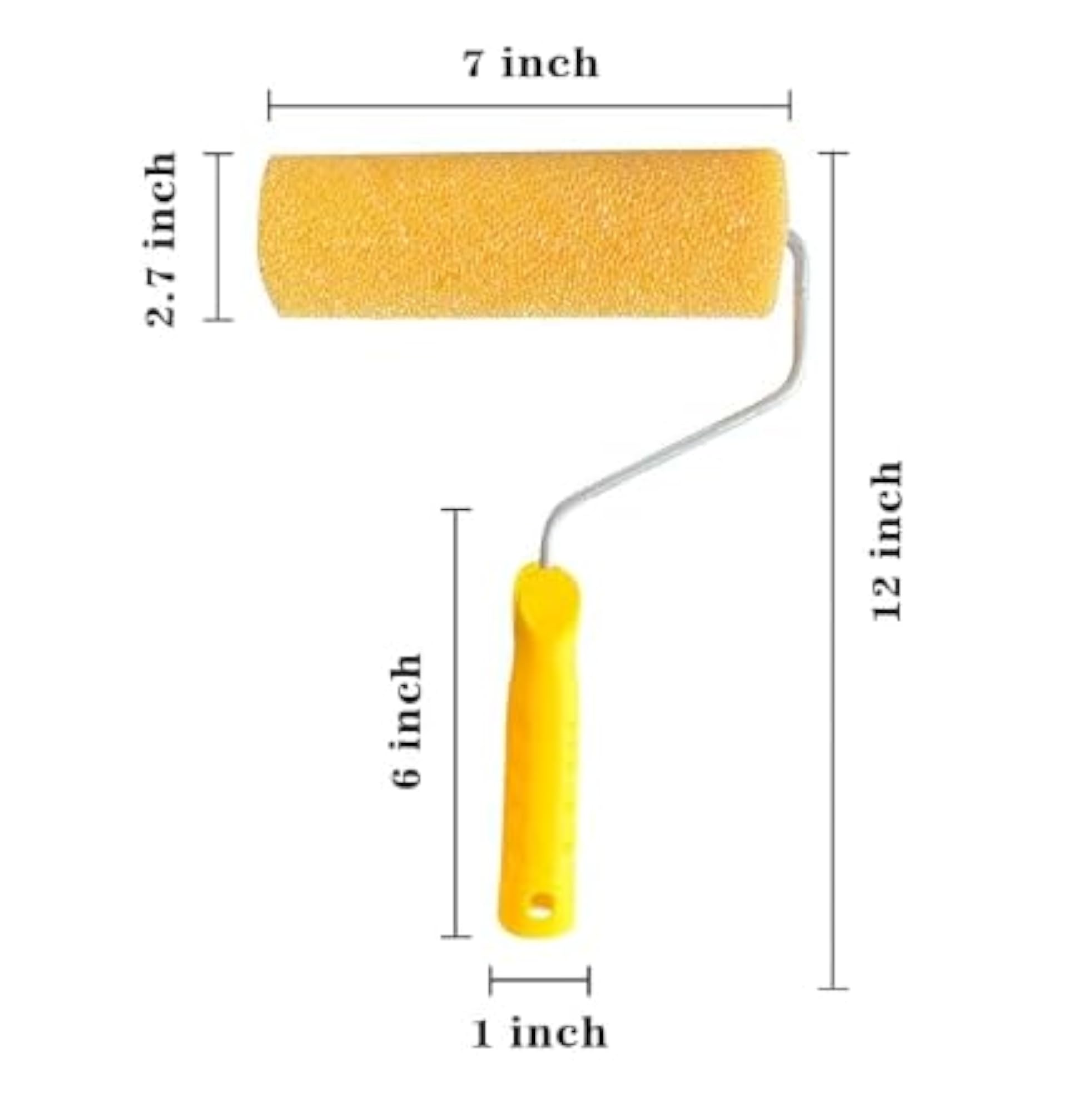 7 Inch Texture Paint Roller with Handle