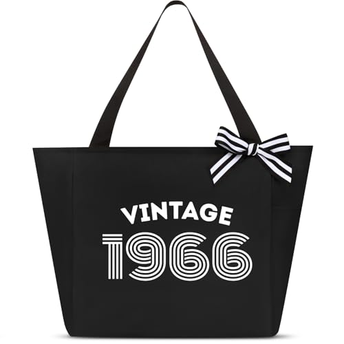 Image of Vavabox 40th Birthday Gifts Women, Unique 40 Years Old Tote Bag, Vintage 1986 Handbag Gifts for Women Mom Wife Friend