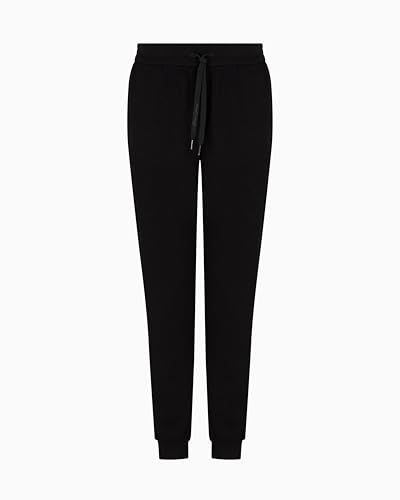 Pantalon de survêtement Armani Exchange Femme Signature en coton noir