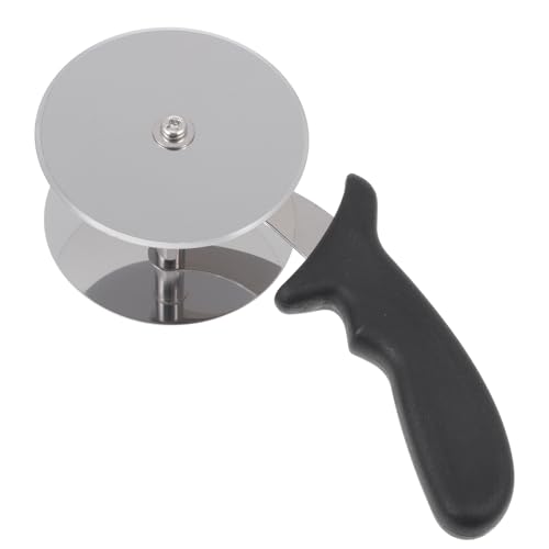 VANZACK Tagliapizza in Acciaio con Doppia Rotella Utensile Professionale per Pizza con Impugnatura Ergonomica Resistente alla Ruggine e Lavabile in Lavastoviglie per Uso Domestico e