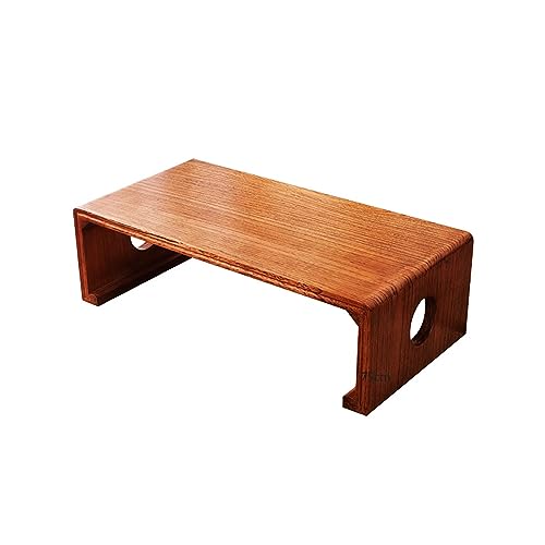 Table centrale bohème chic en bois effet vieilli authentique