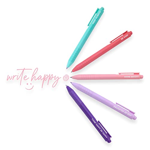 Set de 5 bolígrafos gel Doodle Beads Write Happy miniatura 2
