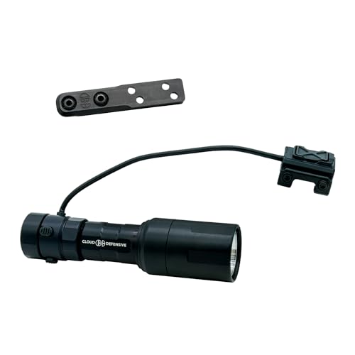 Cloud Defensive REIN Micro Dual Fuel Picatinny Mount Tactical Weapon Light 95 0000 Candela 1000 Lumens Black