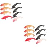 ibasenice 16 Pcs Dollhouse Toys Miniature Toys Mini Dollhouse Mini Toys Plastic Mini Carp Fish Figurine Dollhouse Goldfish Mini Goldfish Model Doll House Decorate Mini Doll House