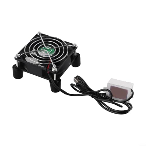Yuanpgky Ventilador de refrigeración USB de 5 V con regulación de velocidad continua, ventilador externo silencioso de alta velocidad de 8 cm/12 cm para routers, decodificadores y consolas de juegos