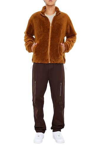 Forever 21 Men's Mid-Rise Drawstring Cargo Joggers