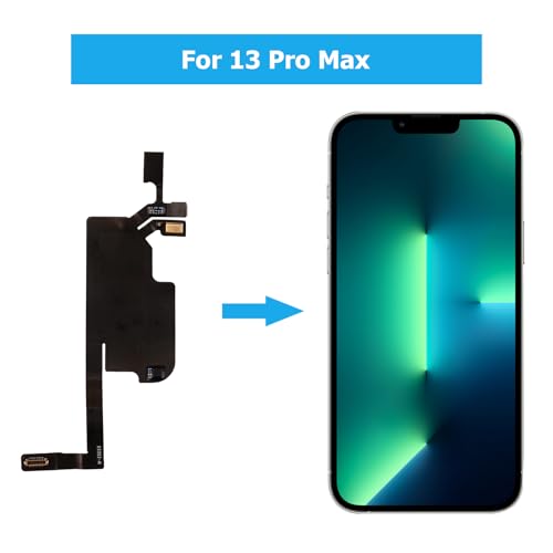 Écouteur interne iPhone 13 Pro Max Duotipa avec capteurs soudés sur nappe flex - 3