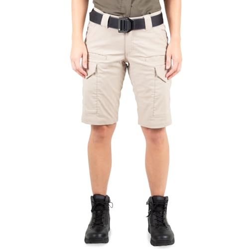 First Tactical Women's V2 Tactical Shorts, Khaki, Size 12