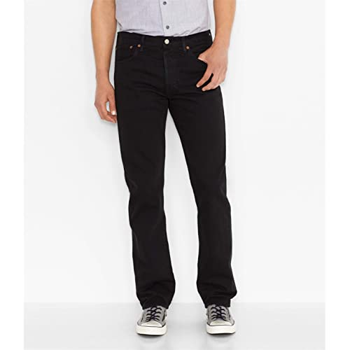 Image of Levi's Straight Leg Jeans 501, Color: Black, Size: 31 /32