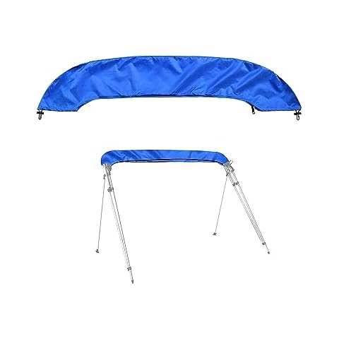 SoGuDio Bimini Top Cover，Suitable for 3-4 Bows Bimini Tops，Effectively Prevent The Erosion of UV, sea Water and sea Breeze in Summer，Storage Boot （Navy Blue XL:81-101IN） Cover