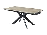 **Une robustesse naturelle** : La céramique allie élégance minérale et résistance aux épreuves du quotidien., **Une base forte au service du style** : Le piètement en métal assure une stabilité fiable au design moderne., **Des finitions haut de gamme** : Chaque détail reflète l’exigence du Corner Prestige, pensé pour sublimer votre intérieur.