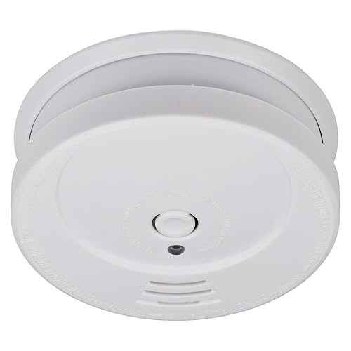 Brennenstuhl Rauchmelder RM C 9010 mit austauschbarer Batterie (geprüft nach EN 14604, durchdringendes Alarmsignal) weiß