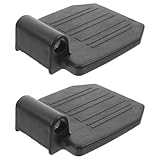 KOMBIUDA 2pcs Heavy Duty Wheelchair Leg Rest Replacement with Support Pole Design for Elderly Secure Footrest Parts to Prevent Sliding and Shaking Suitable for Multiple Wheelchair Brands