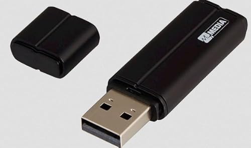 MyMedia Pen Drive 32 Go USB 2.0 69262 Clé clé clé clé clé USB 32 Go avec capuchon et porte-clés