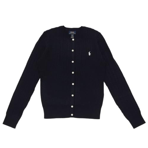 [POLO RALPH LAUREN] [ポロラルフローレン] カーディガン ケーブルニット コットン ネイビー レディース 313543047 011 CABLE-KNIT COTTON HUNTER NAVY XL(レディース7～9号) [並行輸入品] - POLO RALPH LAUREN - 商品画像