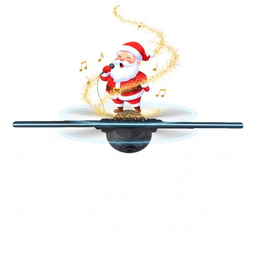 Image of 3dhologramfan 16.5 in Led Holographic Fan Display Supports Wifi Connection, Tabletop HD Led Projector Display With 1500 Videos For Events, Trade Shows, Store Counter Advertising