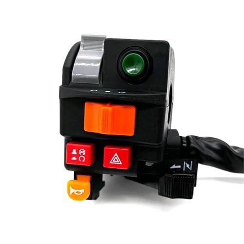 Commandes au guidon multifonctions pour phare électrique et clignotants - 4