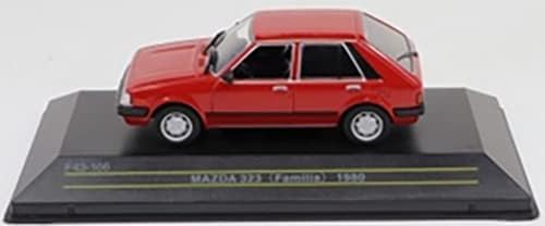 First: 43 1/43 Mazda 323 (Familia) 1980 Red Overseas specification